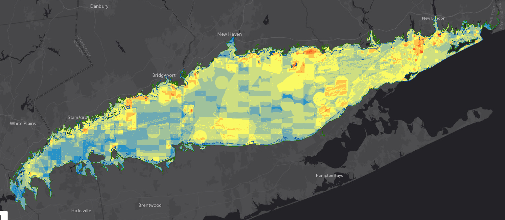 Ecologically Significant Areas for Long Island Sound
